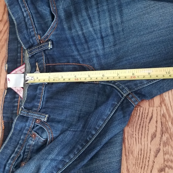 (0/W25) Lucky Brand Sweet n' Straight Denim Contemporary Modern Distressed - Picture 9 of 11